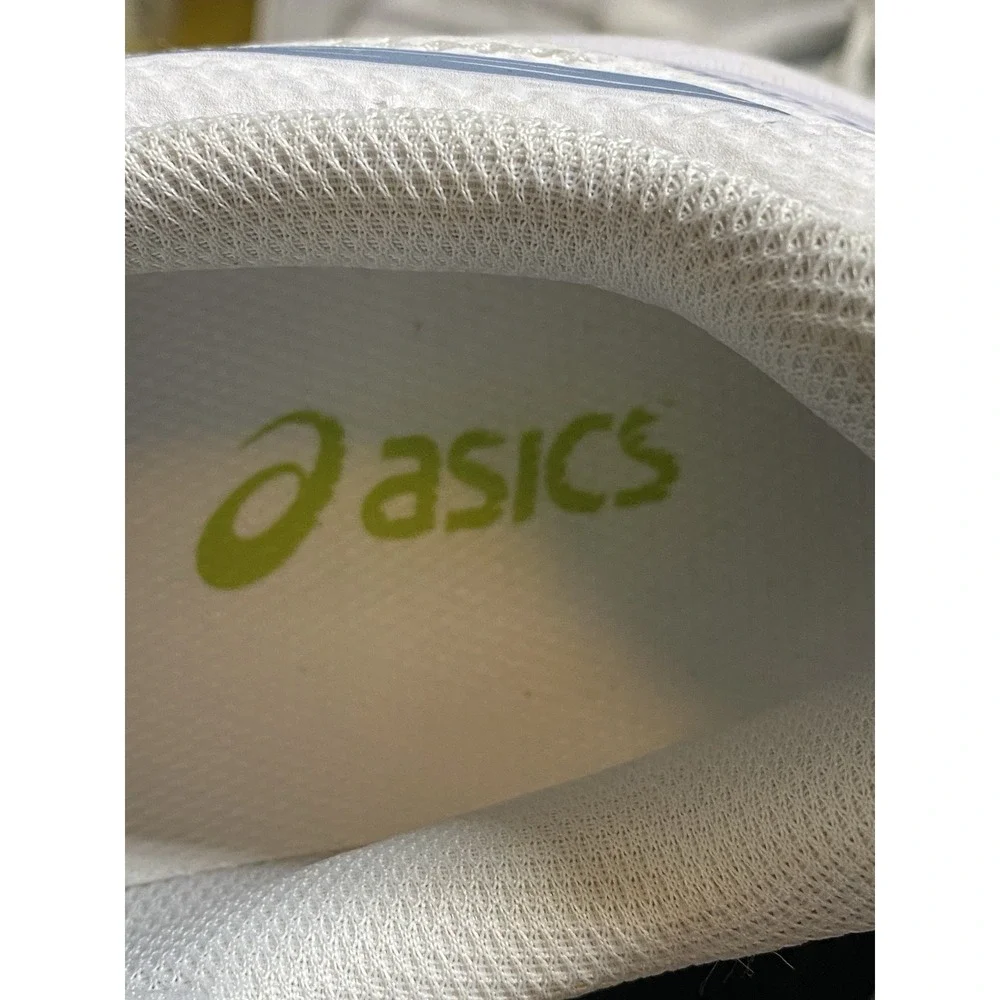 ASICS Gel-Game 9 White Steel Blue‎ Lace Up Men's Size 9.5